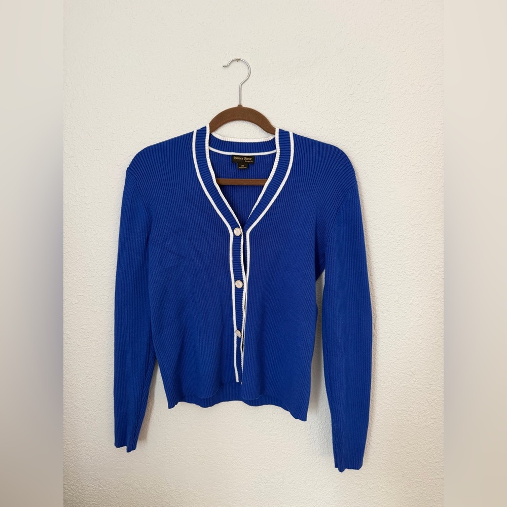 Tenney Rose Vintage Varsity Cardigan